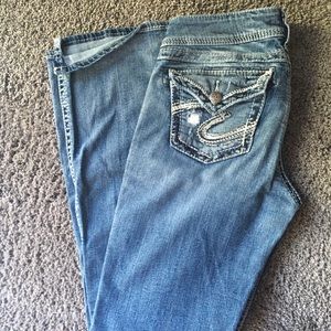 Silver Suki Mid Slim Boot Jean